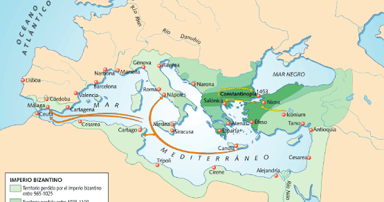 El Imperio romano se divide