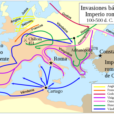 Timeline: Línea del tiempo de San Agustín al Imperio Carolingio