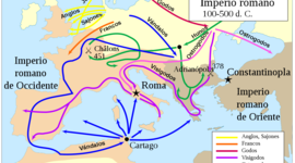 Timeline: Línea del tiempo de San Agustín al Imperio Carolingio