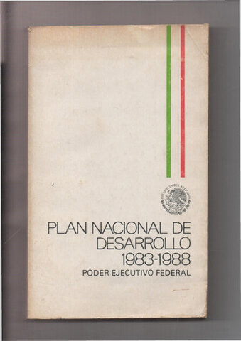 CREACION DEL PLAN NACIONAL DE DESARROLLO