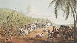 African slaves sold in Caribbean