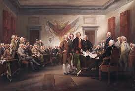 The declaration of Independence