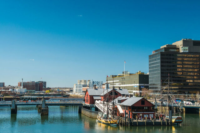 Map of the Boston Tea Party