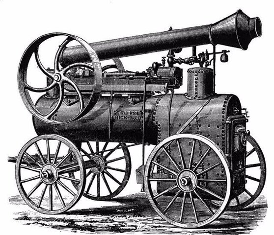 First steam engine