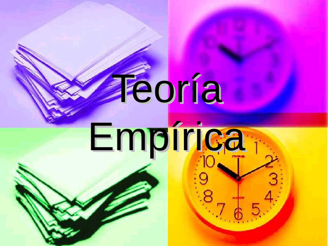 Teorización de la práctica empírica