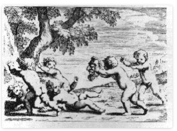 CHILDREN PLAY WITH MASKS