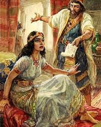 Mordecai tells Esther