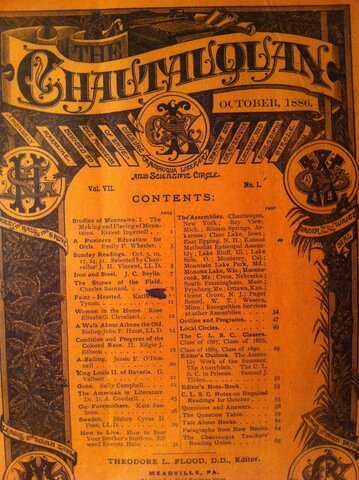 Programa por correspondencia en el Chautauqua Institute