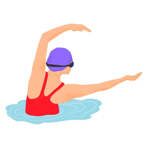 Natalie MB. encuentra su vocacion deportiva en el nado sincronizado