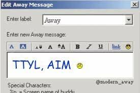 When does AOL launch instant messenger?