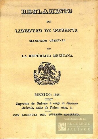 Reglamento de la Libertad de Imprenta