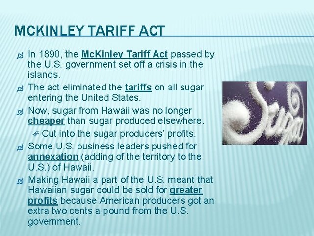 McKinley Act