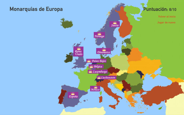 Desarrollo de las monarquías de Europa