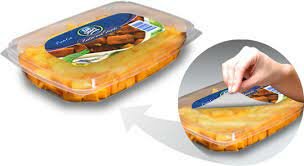 Primer envase en forma tetraédrica