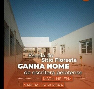 INAUGURAÇÃO DA ESCOLA MARIA HELENA VARGAS DA SILVEIRA, EM PELOTAS/RS