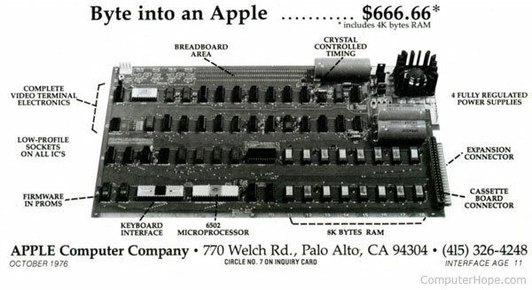 The first apple computer