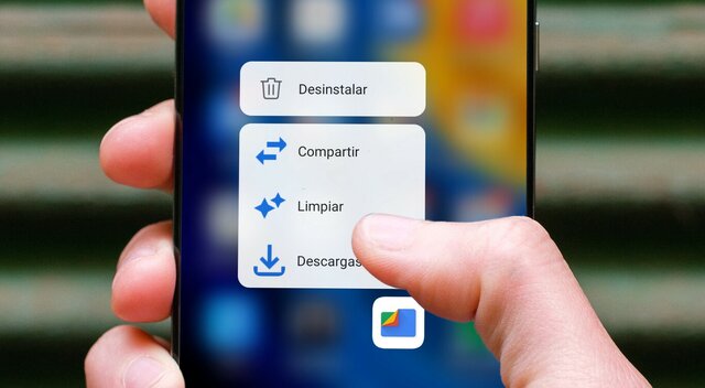 Iconos gestos y menus
