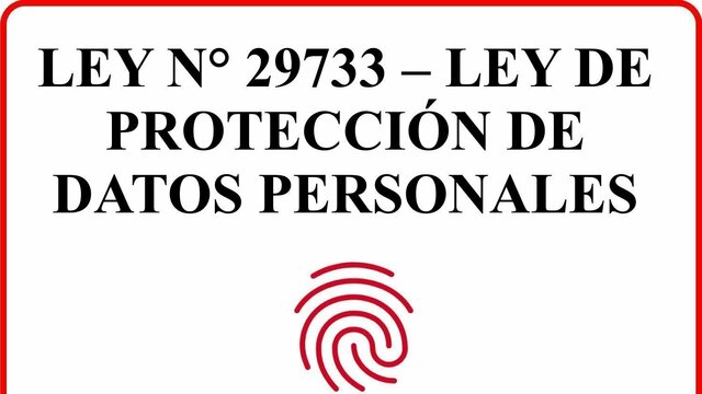 Ley 29733