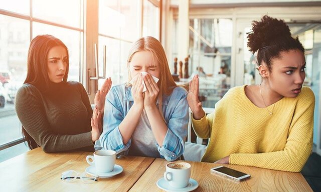 ¡Las enfermedades se contagian!