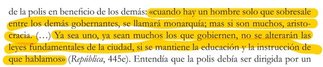 Cita del libro ''Historia de las ideas políticas''.
