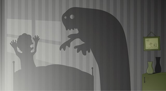 scaring children with scary images