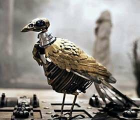 RELOJ PAJARO MECANICO