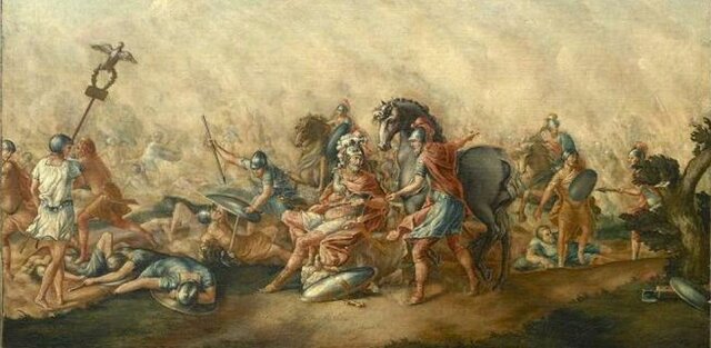 Derrota militar de los griegos a los romanos