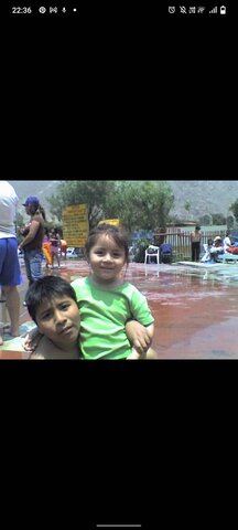 Un día de piscina en familia