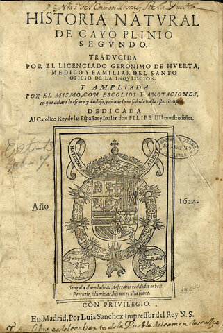 Creación de la obra Naturalis historia