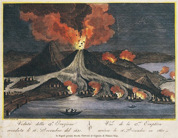 Muerte de "Plinio el viejo"