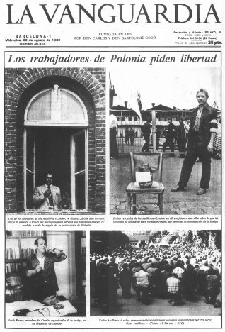 Huelga de Obreros de los Astilleros de Gdansk