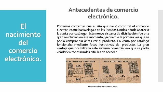 el nacimiento del comercio electrónico