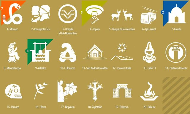 La Ultima Linea del Metro, Color Dorado; La Línea 12