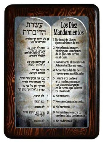 Diez mandamientos