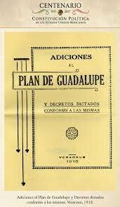 Adiciones del Plan de Guadalupe
