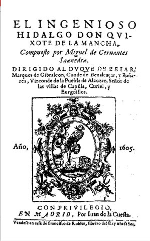 El ingenioso hidalgo don Quixote de la Mancha