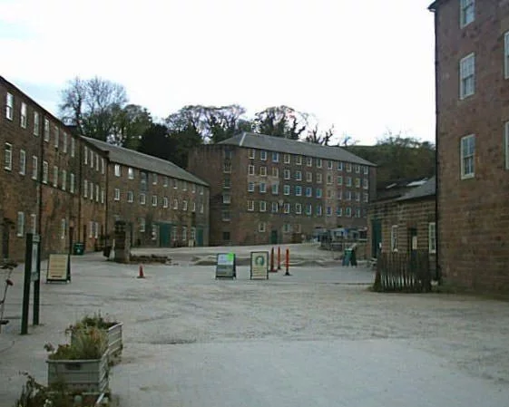 First Factory Opened by Richard Arkwright at Cromford
