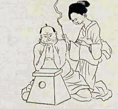China uses moxibustion