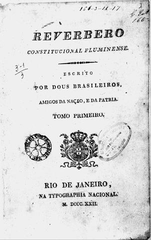 Publicação do primeiro número do jornal Reverbero Constitucional Fluminense