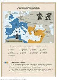 395 divisiones del imperio entre ARCADIO y HONORIO