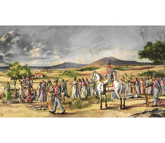 Deposición de las tierras