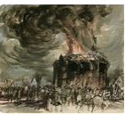 The Globe was destroyed by a fire on 29 June 1613