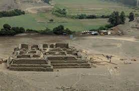 Temple platforms are built in Peru