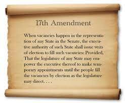 The 17th Amendment is Passed