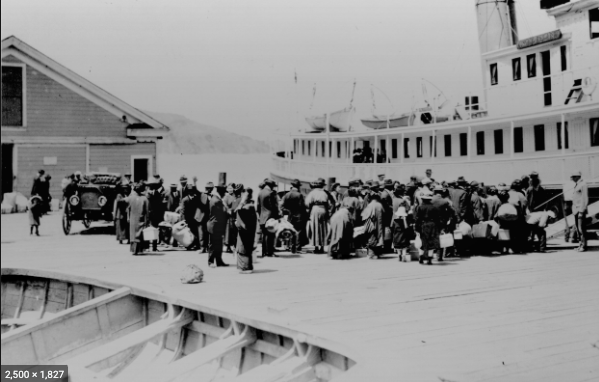 Angel Island Opens to Process Immigrants