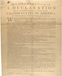 Declaration of Independence signed