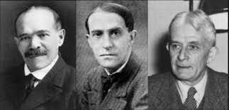 Kurt Koffka, Kurt Lewin, Max Wertheimer y Wolfgang Köhler