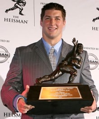 Tebow wins the Heisman