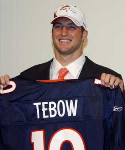Tebow is drafted