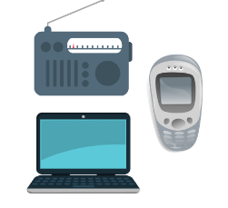 My first encounter with mobile phones, televisions, and radios